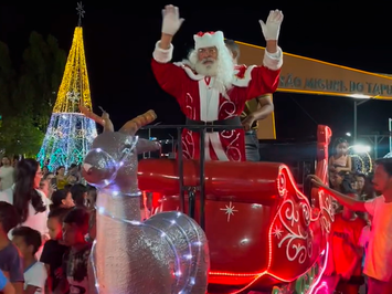 A magia do Natal chegou em São Miguel do Tapuio