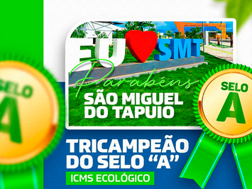 SMT conquista Selo A do ICMS Ecológico pela 3ª vez seguida
