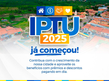 IPTU 2025 já começou!